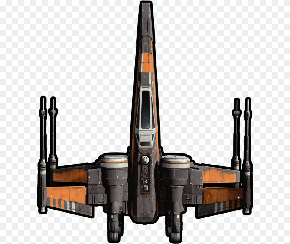 September 27 Star Wars X Wing Top View Transparent, Aircraft, Transportation, Vehicle, Airplane Free Png Download