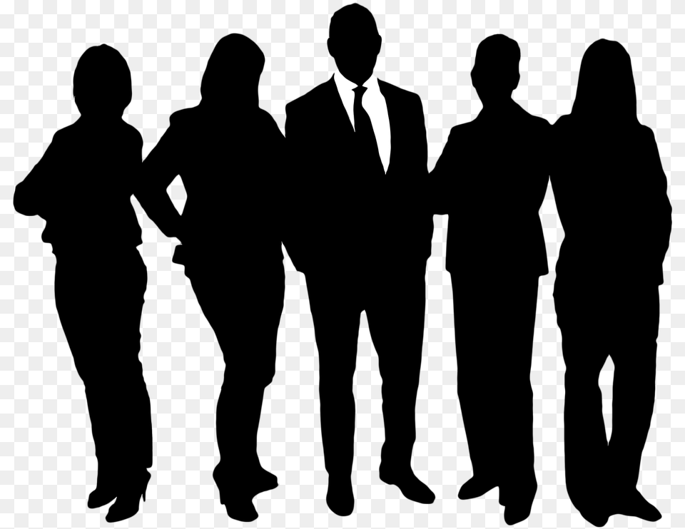 September And The Kids Have Gone Back To School Group Photo Posing Silhouette, Accessories, Clothing, Formal Wear, Suit Free Transparent Png