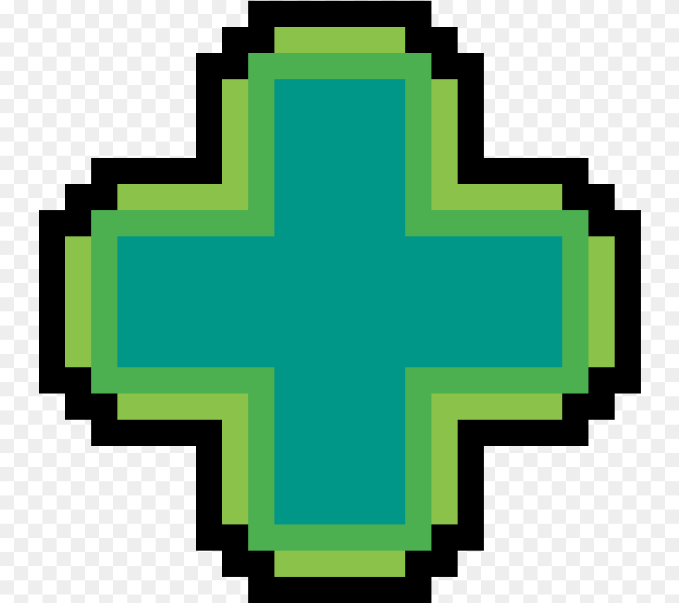 Septiceye Sam Pixel Art, Green, Cross, Symbol, Logo Free Png