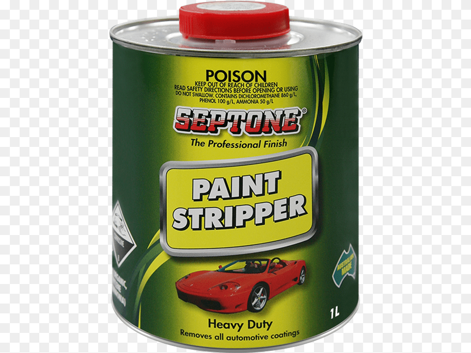 Septone Paint Stripper 4 Litre, Tin, Vehicle, Car, Transportation Png Image