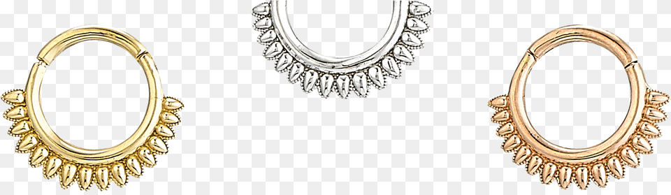 Septum Ring Nose Ring Gold, Accessories, Earring, Jewelry, Necklace Free Transparent Png