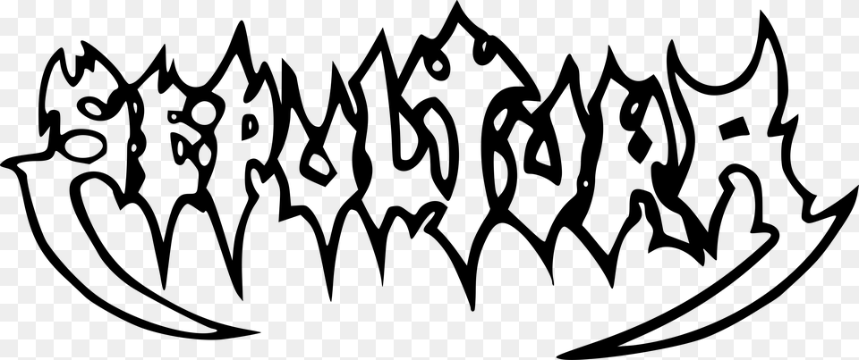 Sepultura Band Logo, Gray Free Png Download