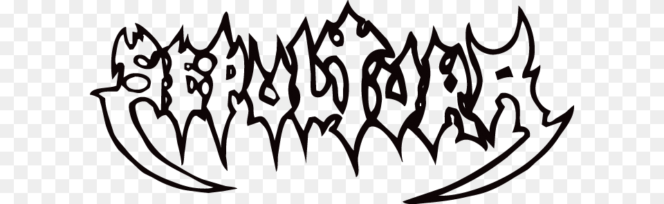 Sepultura Logo Metal Band Logos Metal Bands Black Sepultura Schizophrenia T Shirt, Calligraphy, Handwriting, Text, Chandelier Png