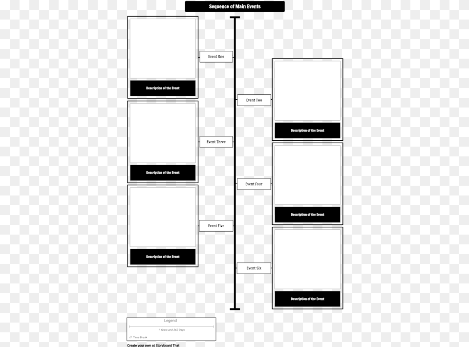 Sequencing Timeline Template Storyboard Timeline Template, Page, Text, Diagram Free Transparent Png