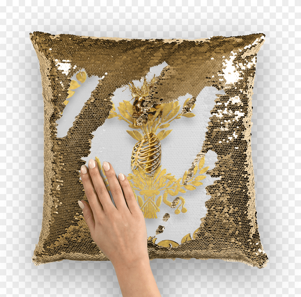Sequin Cushion, Home Decor, Pillow Free Transparent Png