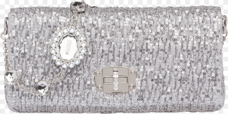 Sequined Bag With Embellishments Coin Purse, Accessories, Handbag, Bride, Female Free Png