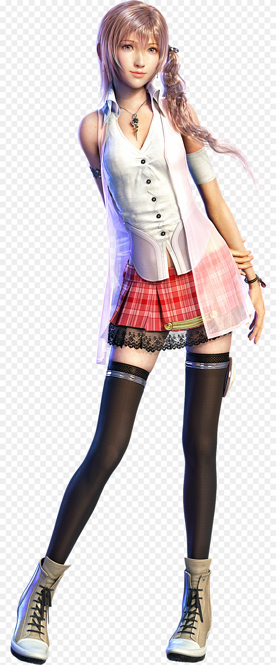 Serah Farron Final Fantasy Xiii Character, Clothing, Shoe, Footwear, Skirt Png