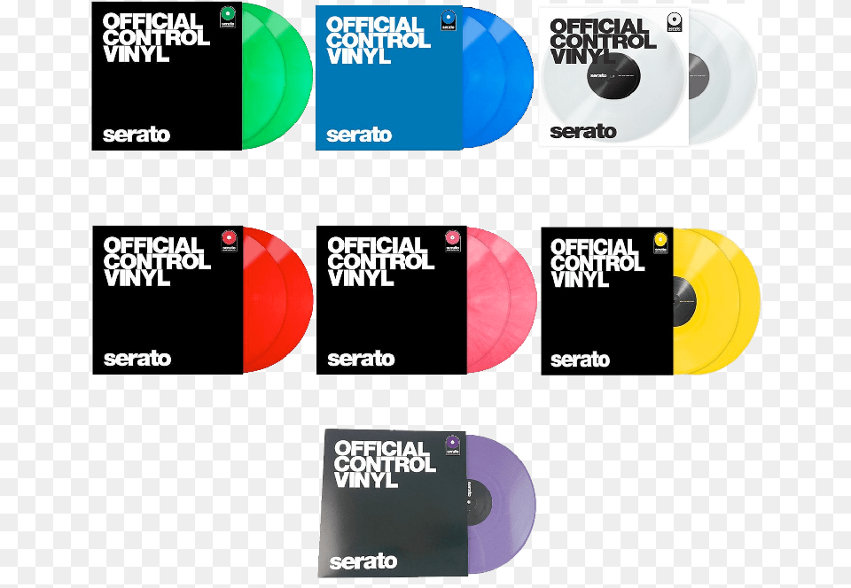 Serato Control Vinyl 2019, Text, Disk Png Image