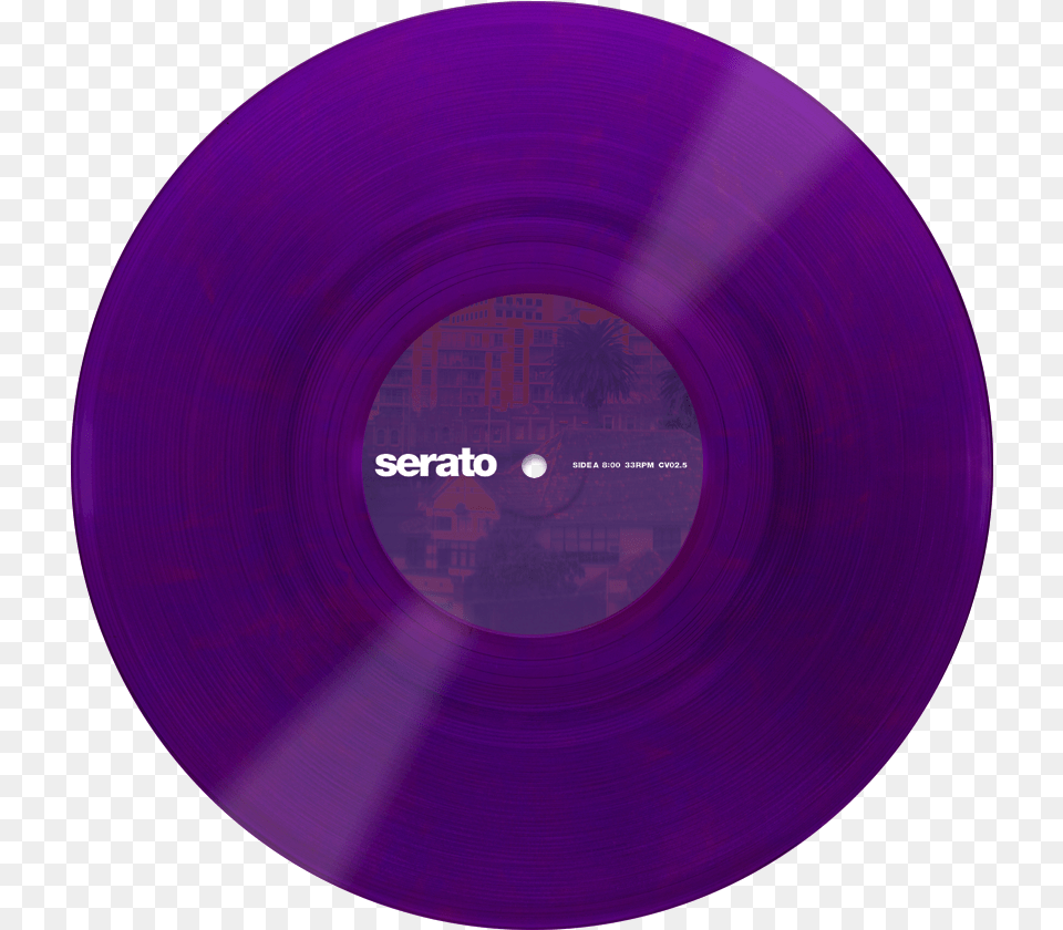 Serato Control Vinyl Portrait Of A Man, Purple, Disk, Dvd Free Png