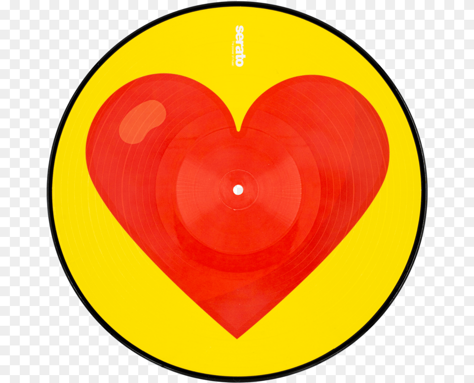Serato Donutheart Emoji Series 3 12 Control Vinyl Pair Heart, Disk, Symbol Free Transparent Png