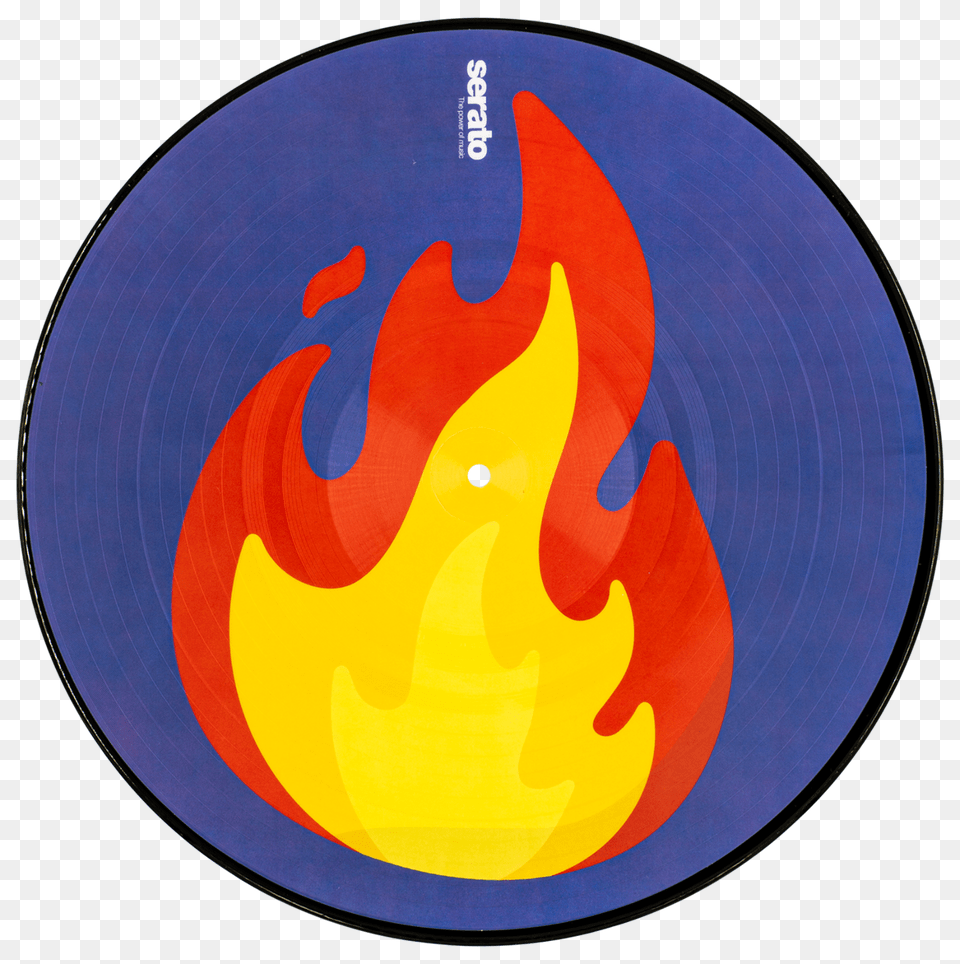 Serato Flamerecord Emoji Series 2 12 Control Vinyl Pair Serato Png