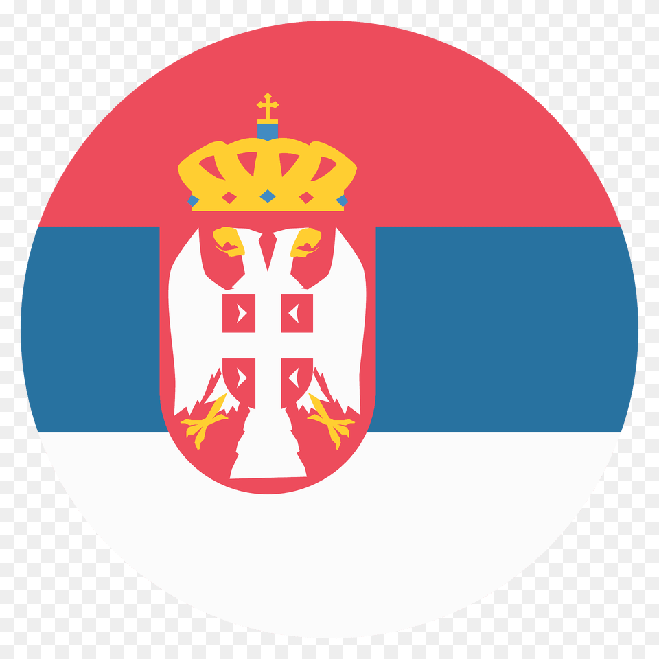 Serbia Flag Emoji Clipart, Logo, Badge, Symbol Png