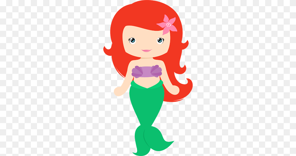 Sereia Mermaid Disney, Baby, Person, Doll, Toy Free Png Download