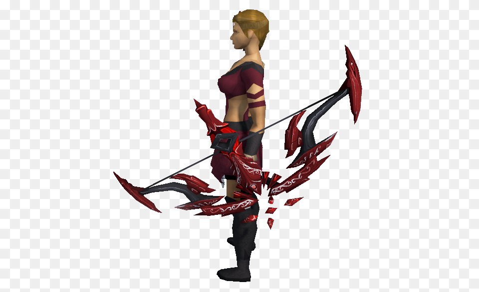 Seren God Bow Blood, Adult, Weapon, Person, Female Png