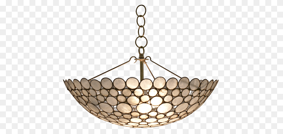 Serena Bowl Chandelier, Lamp, Light Fixture, Ceiling Light Png