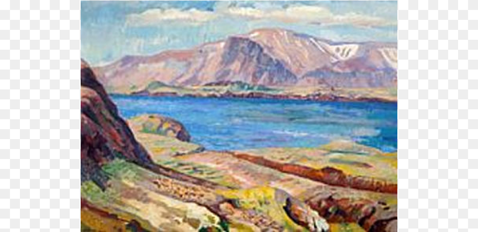 Serena Fell Hour 4 Iceland Painting, Art, Outdoors, Nature, Landscape Free Png