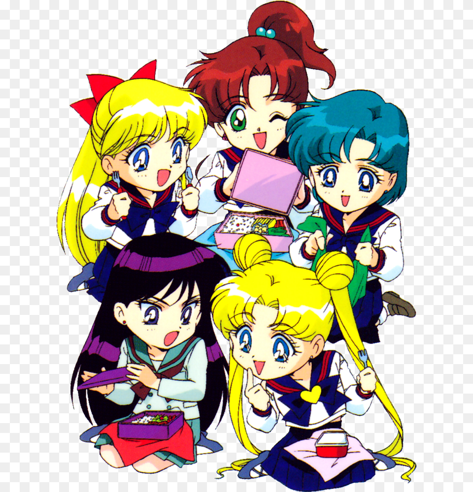 Serena Rei Sailor Moon, Book, Comics, Publication, Baby Png Image