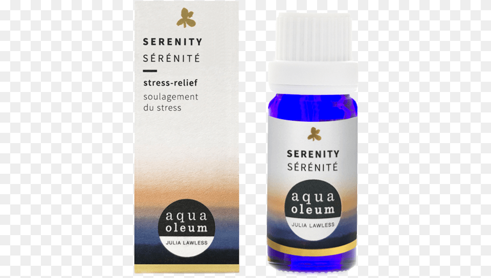 Serenity 10ml Aqua Oleum Lavender Oil, Bottle, Shaker Png