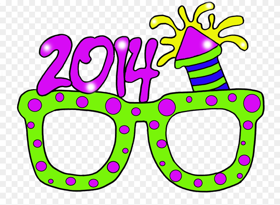 Serenity Clipart New Year39s Glasses, Purple, Accessories, Hat, Clothing Free Png Download