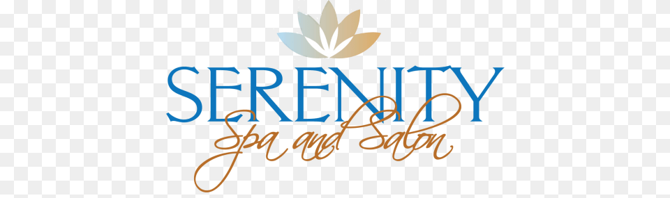 Serenity Spa And Salon Calligraphy, Logo, Text Png