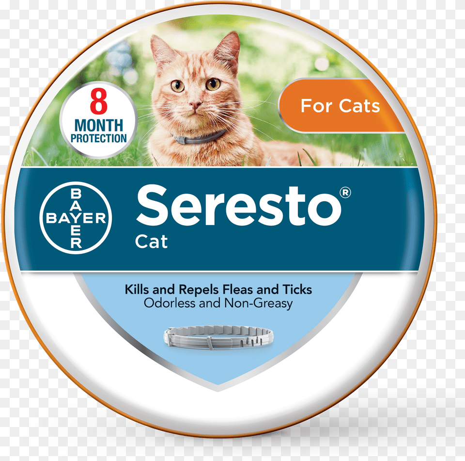 Seresto Cat Collar, Animal, Mammal, Pet, Disk Free Transparent Png