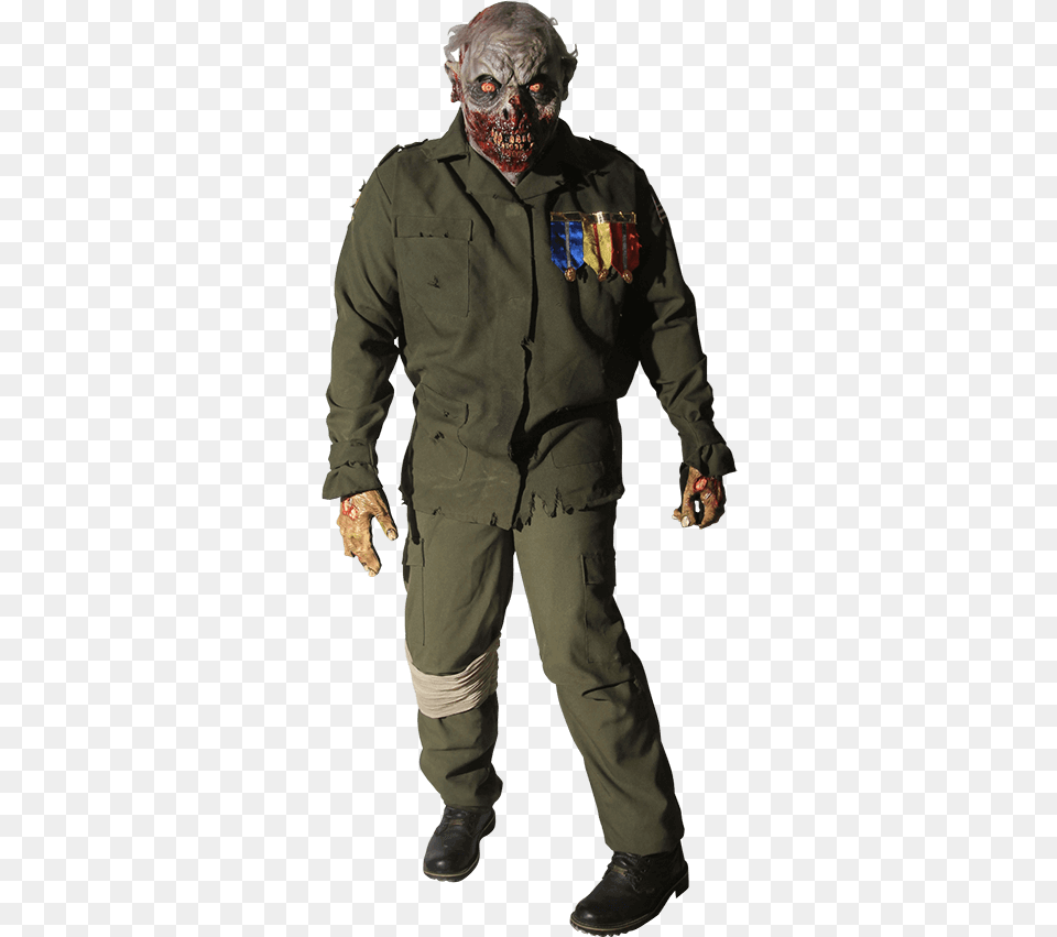Sergeant Zombie Costume Halloween Costume, Adult, Body Part, Person, Man Png