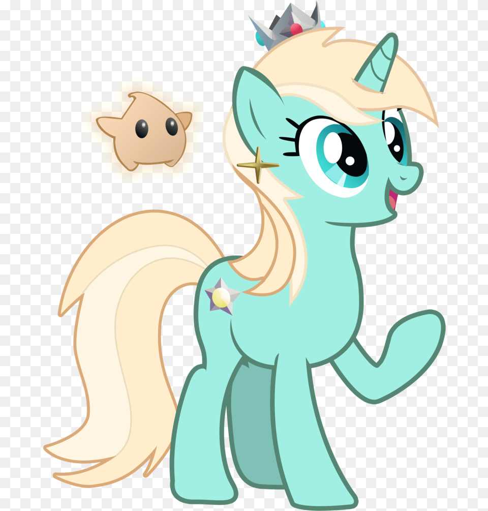 Serginh High Res Luma Nintendo Ponified Rosalina Princess Rosalina Pony, Animal, Bear, Mammal, Wildlife Free Transparent Png