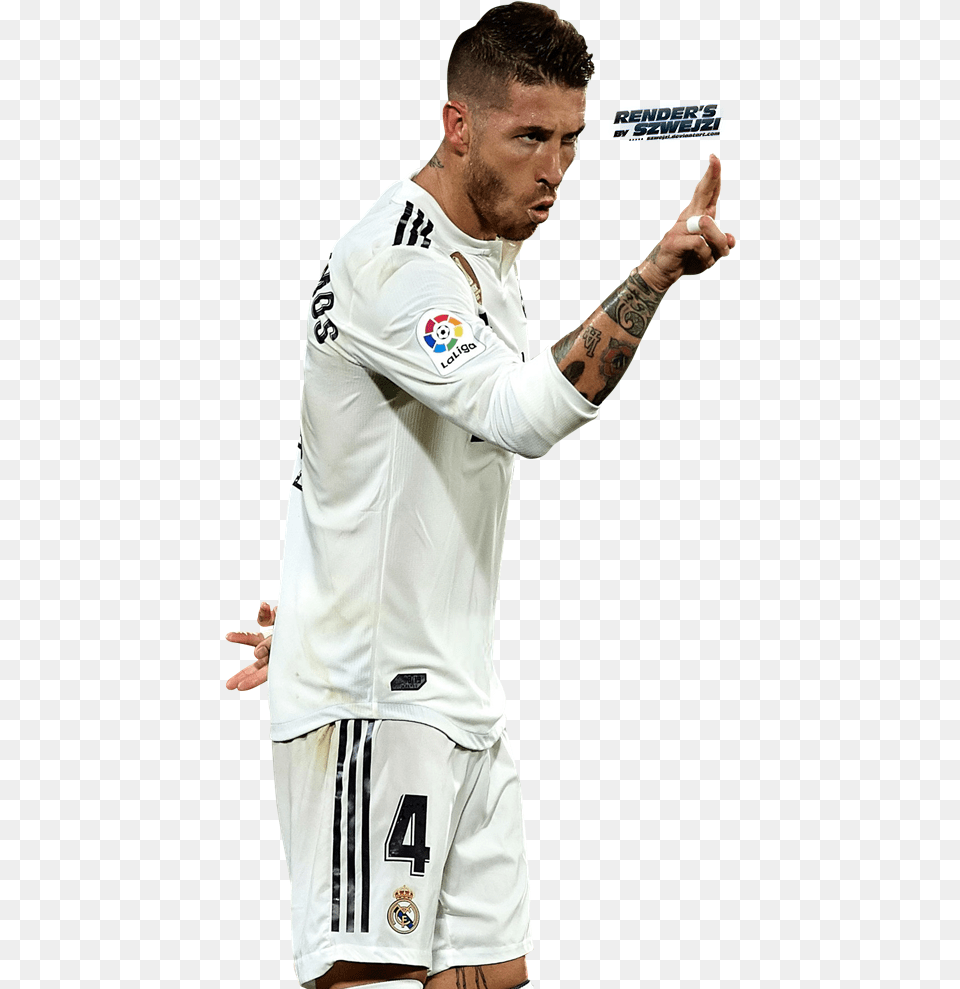 Sergio Ramos By Szwejzi Clipart Sergio Ramos White Background, Body Part, Clothing, Finger, Hand Png Image