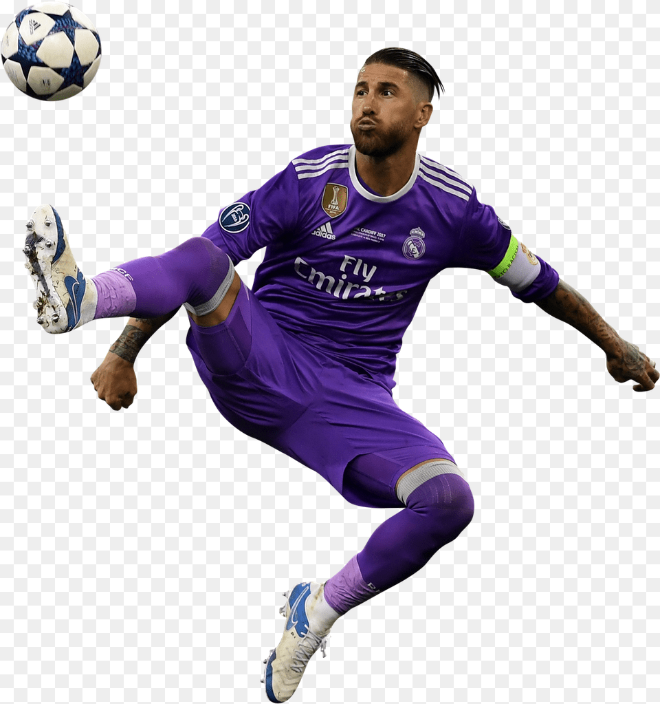 Sergio Ramos Football Player, Adult, Soccer Ball, Soccer, Person Free Transparent Png
