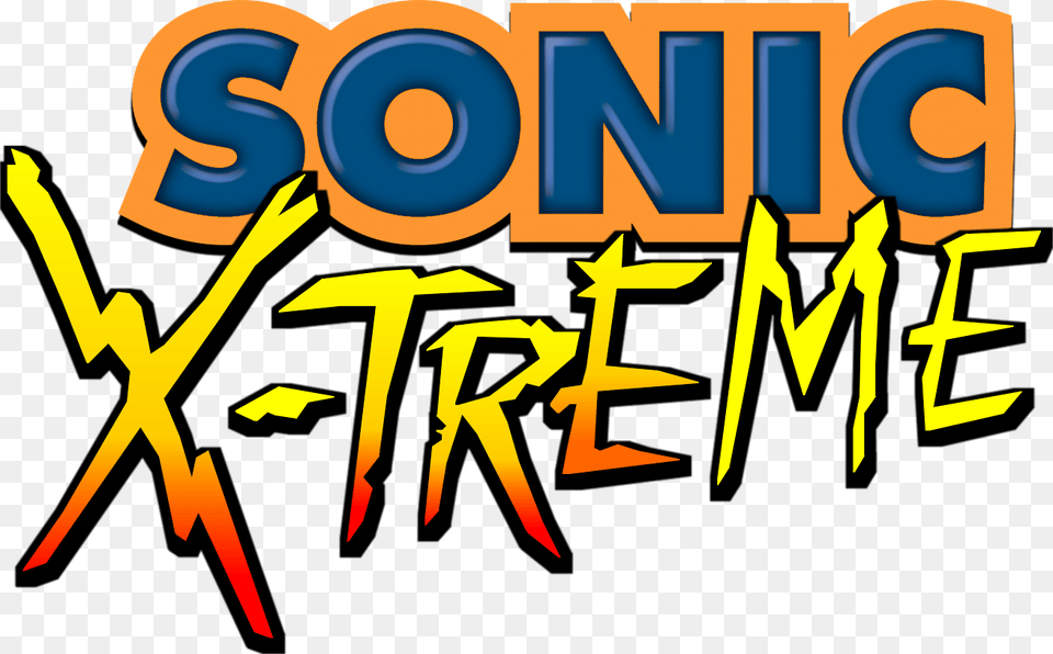 Seria O Primeiro Jogo Do Sonic Em 3d Seria Sonic X Treme Logo, Art, Person, Text Free Transparent Png