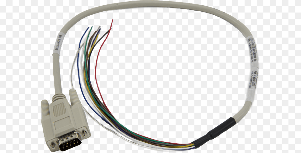 Serial Cable Db9 Male To Pigtail Male Db9 Cable, Adapter, Electronics, Smoke Pipe Png