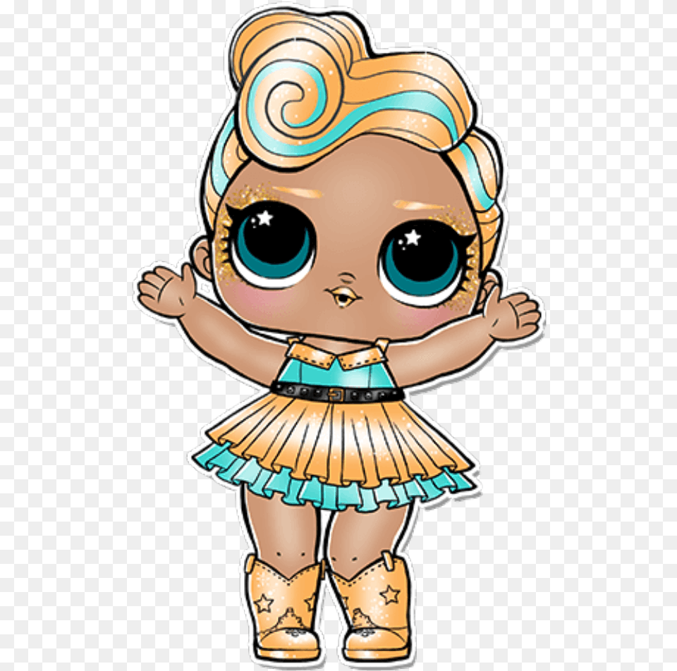 Serie 2 24k Gold Luxe Lol Surprise Dolls Luxe, Baby, Person, Doll, Toy Free Png Download