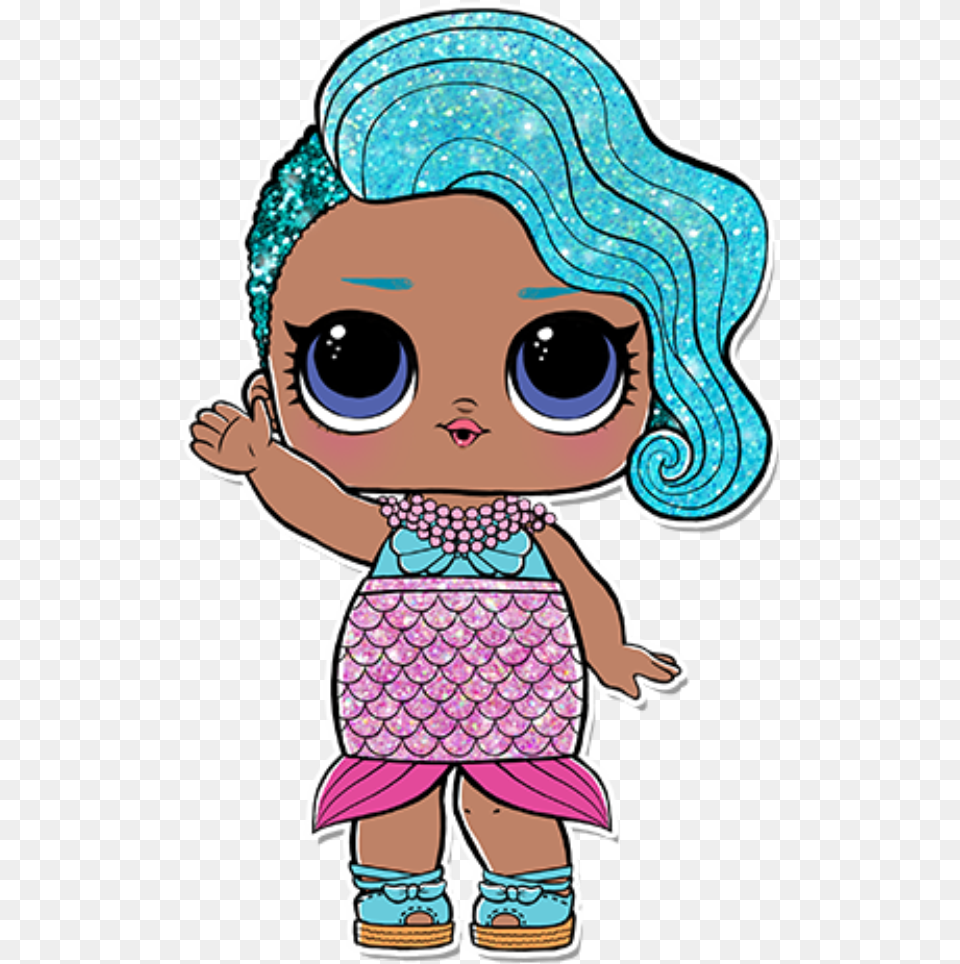 Serie 2 The Glitterati Lol Surprise Dolls, Baby, Person, Face, Head Free Png