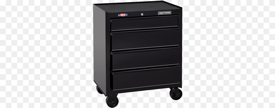 Series 27quot Wide 4 Drawer Rolling Tool Cabinet Craftsman, Furniture, Mailbox Free Transparent Png
