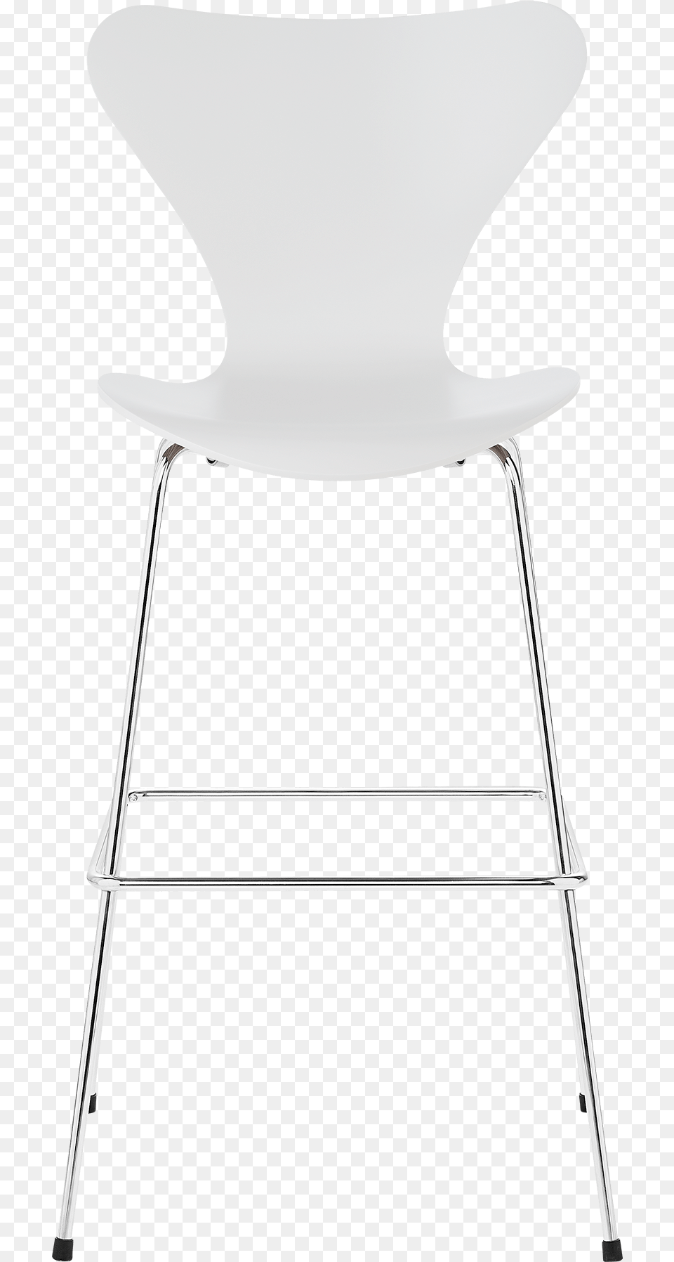 Series 7 Chair Arne Jacobsen Lacquered White Bar Stool Arne Jacobsen Barstol, Furniture Png