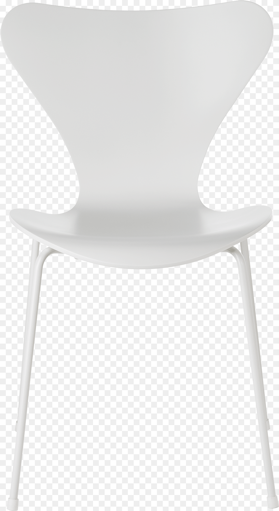 Series 7 Chair Arne Jacobsen Lacquered White Powdercoated Series 7 Chair Monochrome, Furniture, Armchair Free Transparent Png