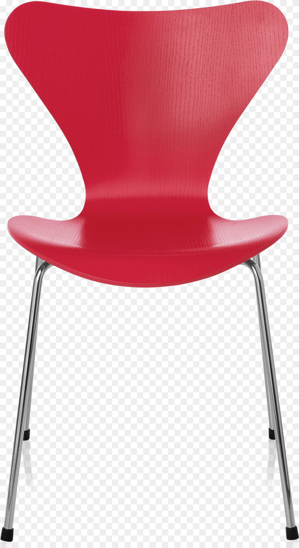 Series 7 Chair Arne Jacobsen Opium Red Coloured Ash Series 7 Chair Coloured Ash Opium Red, Furniture, Armchair Png