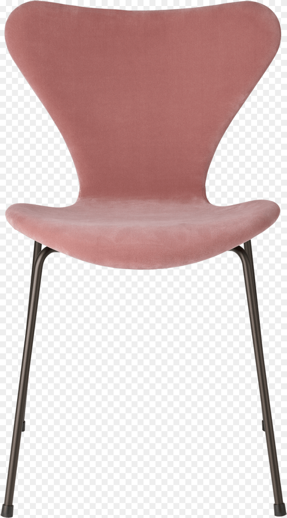Series 7 Velvet Edition Powder Coated Model 3107 Chair, Furniture, Armchair Png