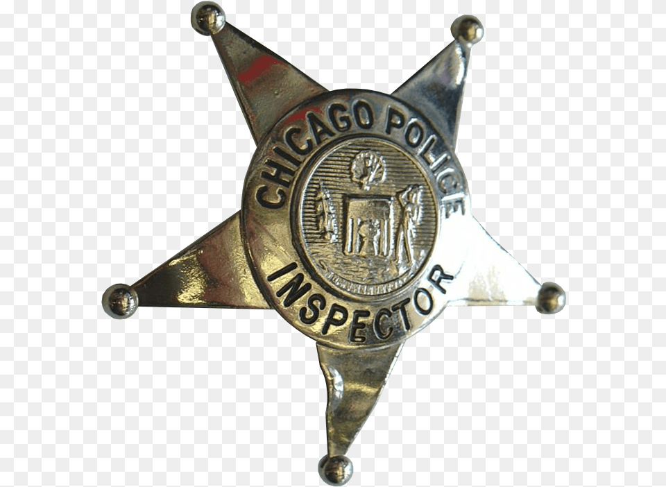 Series Chicago Police Inspector Star, Badge, Logo, Symbol, Wristwatch Png