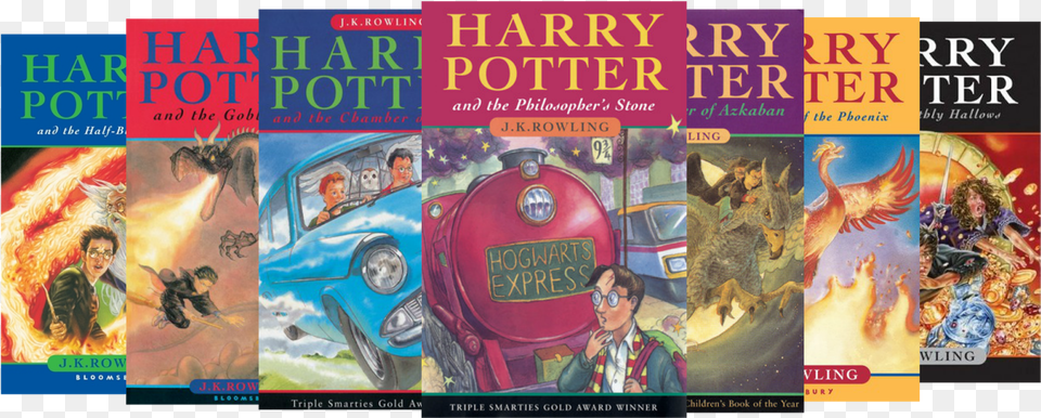 Series Harry Potter Books, Book, Publication, Novel, Adult Png