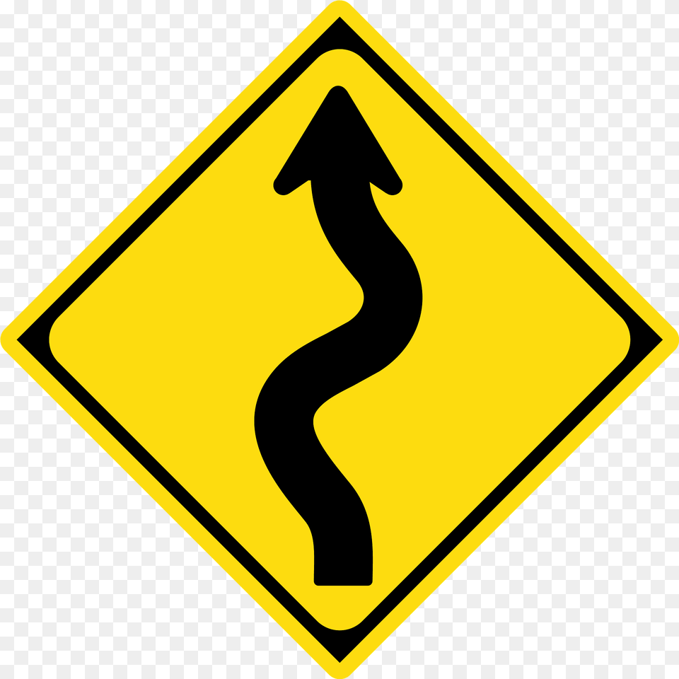 Series Of Curves Ahead Sign In Japan Clipart, Symbol, Road Sign Free Png