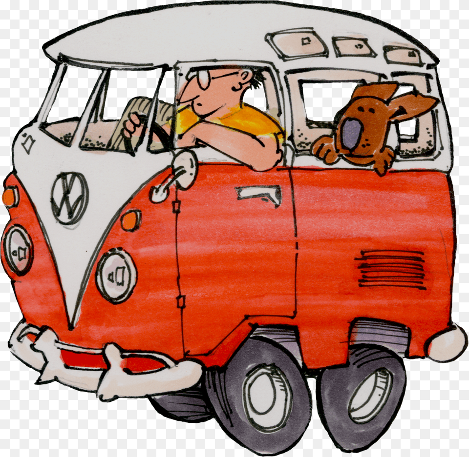 Series Of Vw Bus Sketches Volkswagen Type, Caravan, Vehicle, Van, Transportation Free Transparent Png
