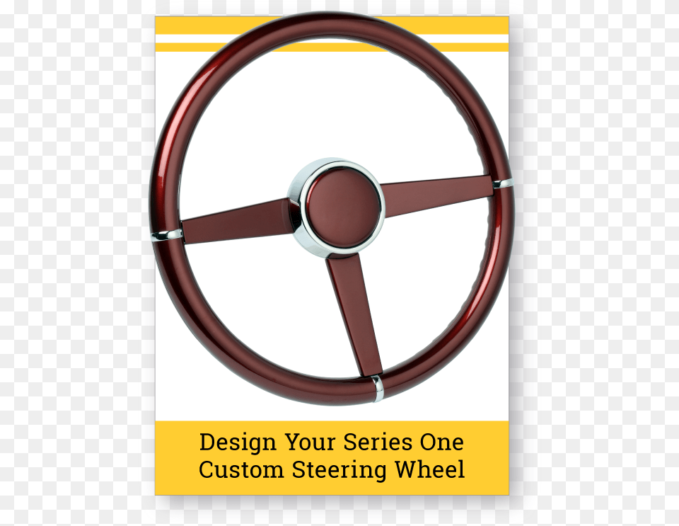Series One Custom Steering Wheel Builder Custom Classic Steering Wheel, Steering Wheel, Transportation, Vehicle, Machine Free Png