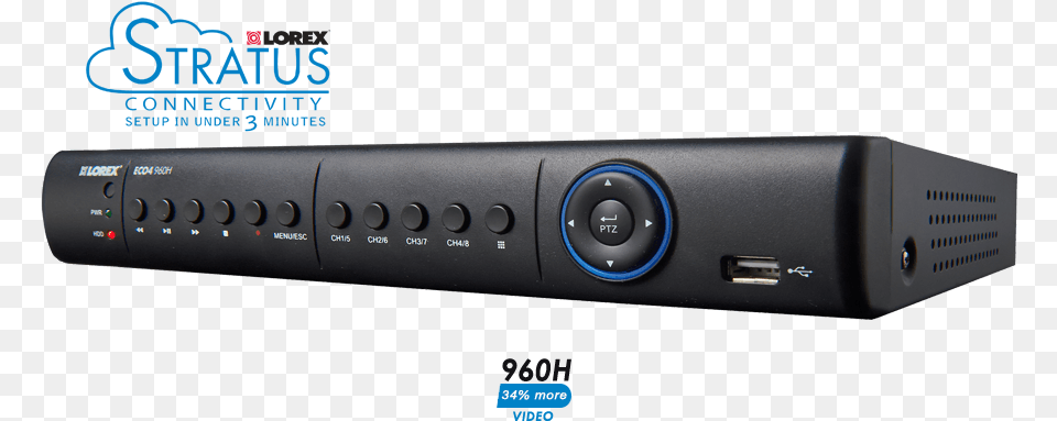 Series Security Dvr With 960h Recording And Stratus Lorex, Electronics, Amplifier Free Png