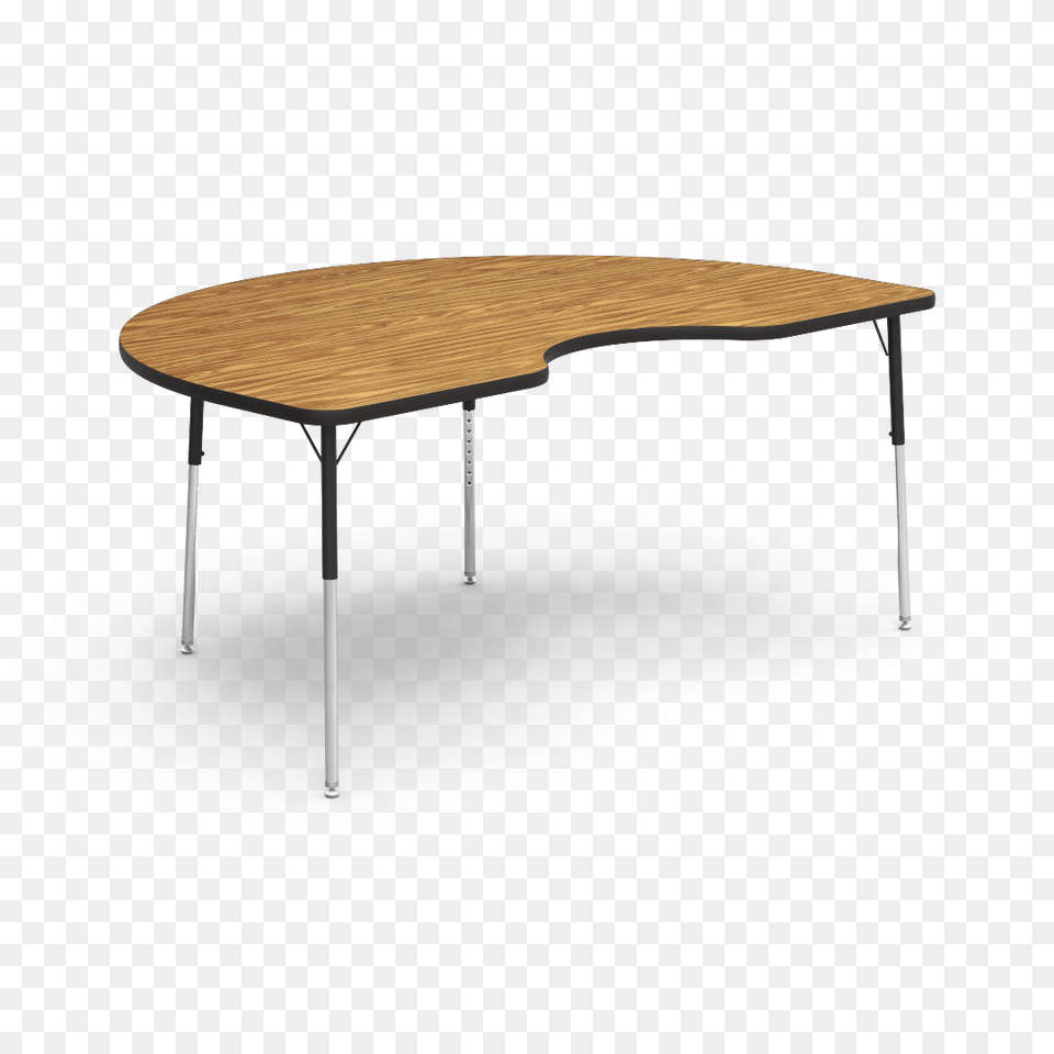 Series Table 48quot X 72quot Kidney Triangle Wood Coffee Table, Coffee Table, Dining Table, Furniture, Desk Free Png