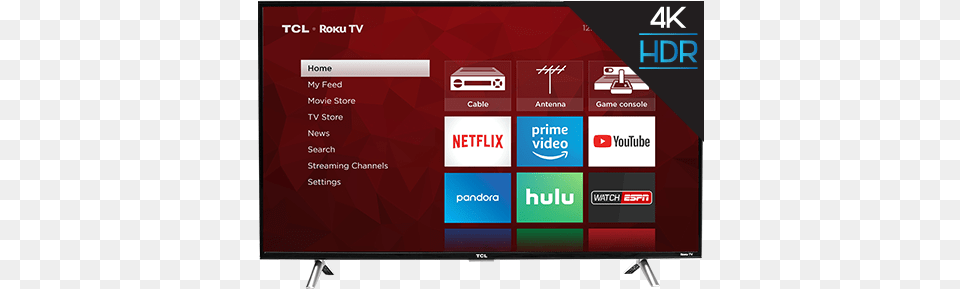 Series Tcl 43 Inch Smart Tv 4k, Computer Hardware, Electronics, Hardware, Monitor Free Png Download