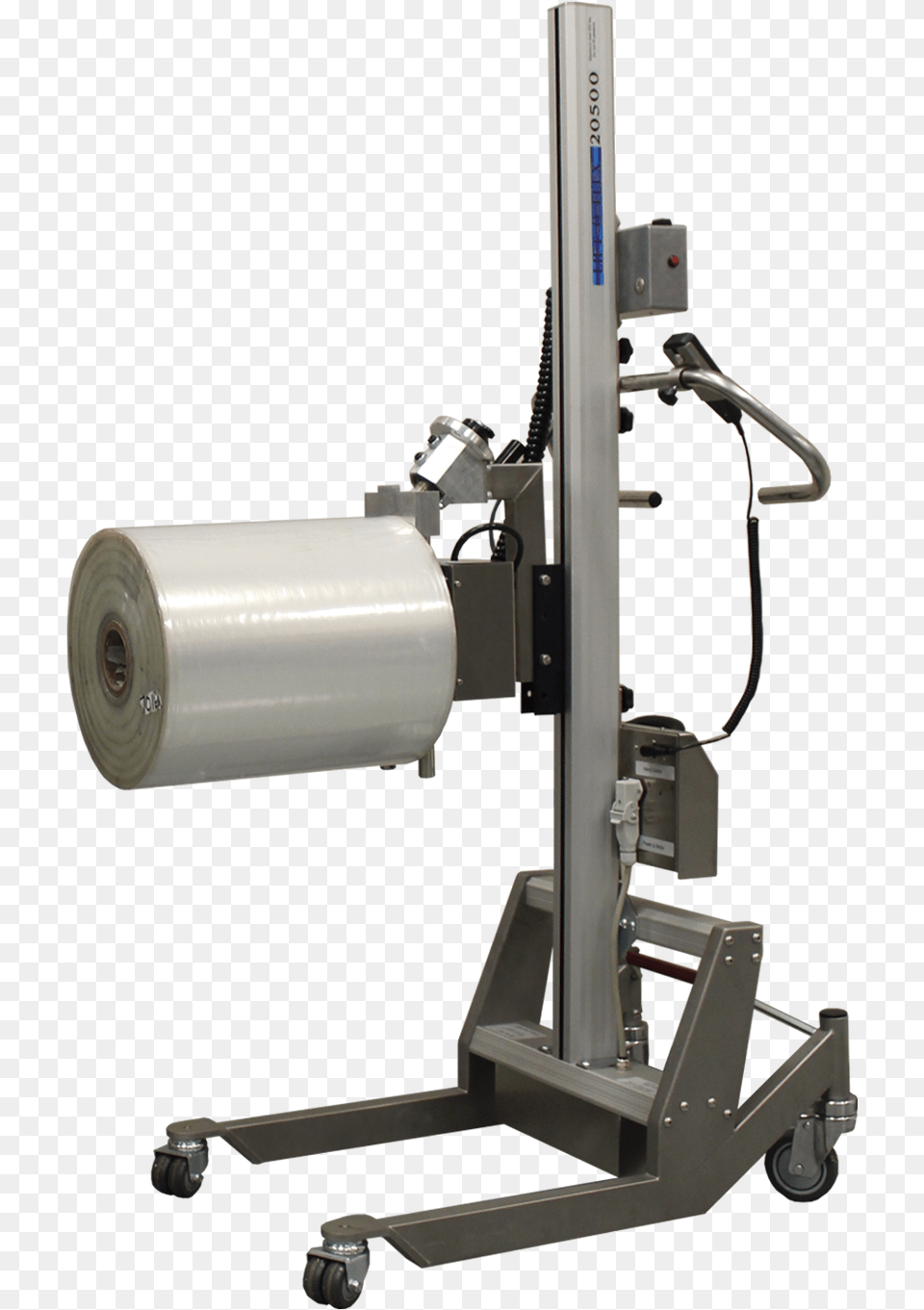 Series With Expand O Turn Core Grip To Manipulate Film Roll Handling Equipment, Machine, Wheel, Plastic Wrap Png Image