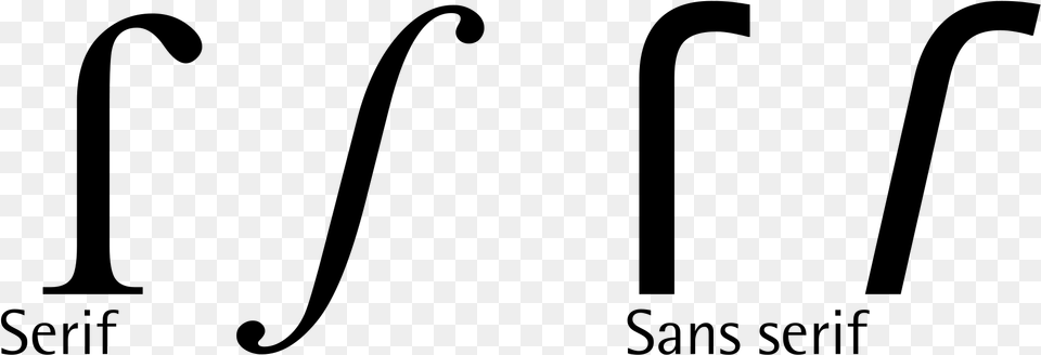 Serif, Gray Png