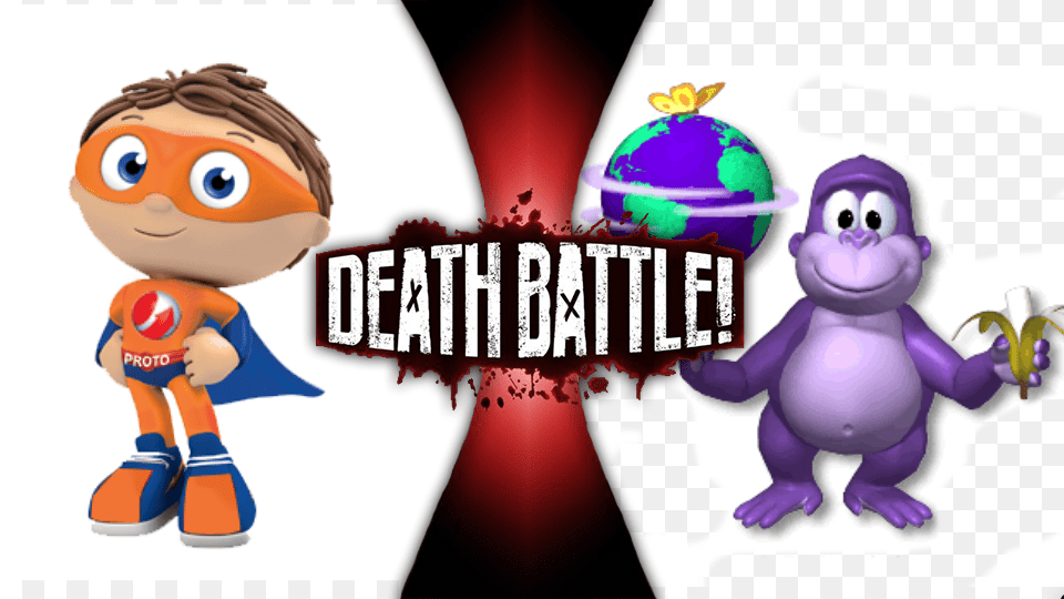 Serious Death Battle Concepts Protegent Vs Bonzibuddy, Baby, Person, Plush, Toy Free Png Download