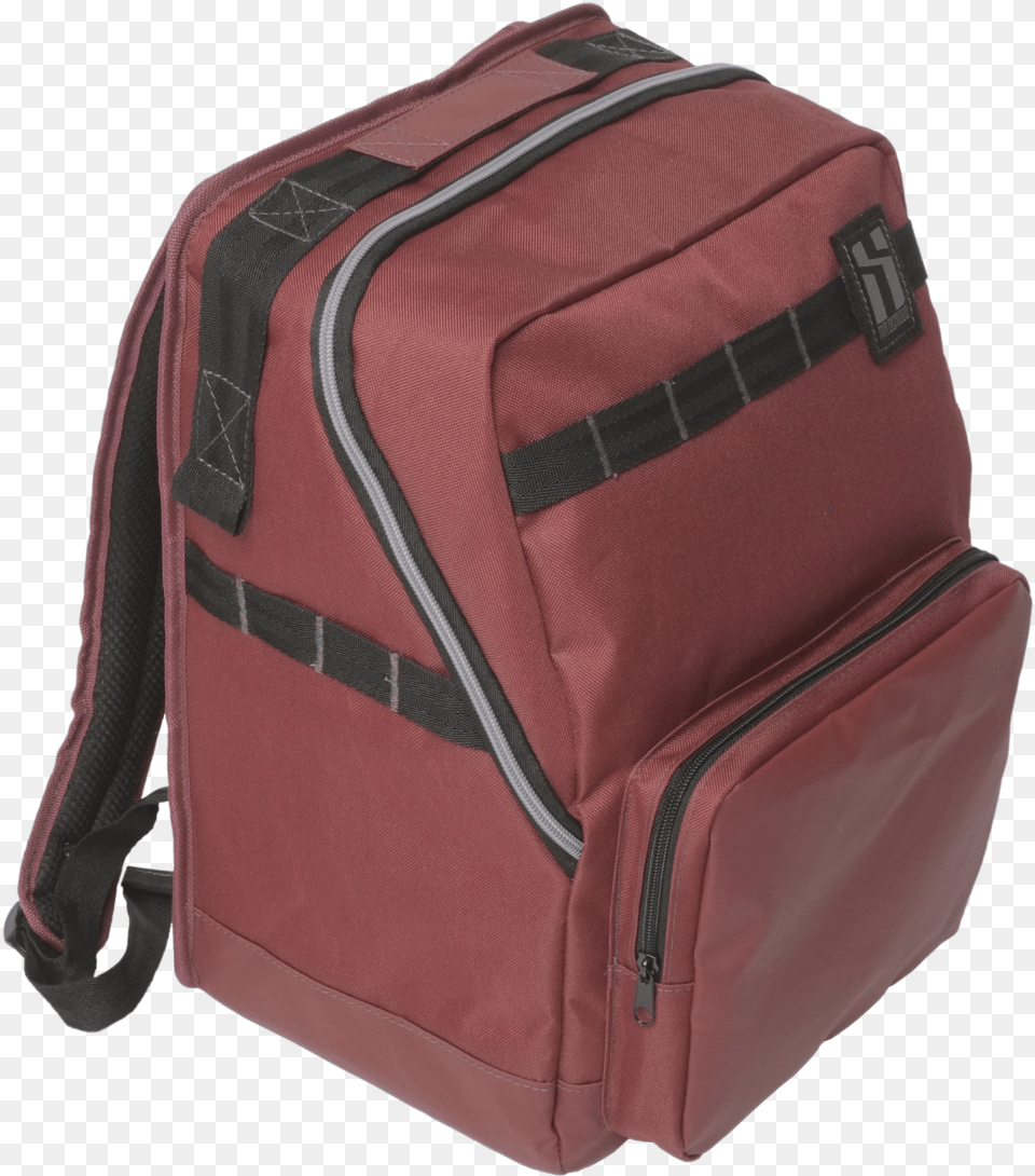 Serious Metro Backpack Front Pocket Maroon Red, Bag Png